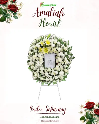 Krans Bunga Duka Cita di Sudirman Grand Ballroom Bandung