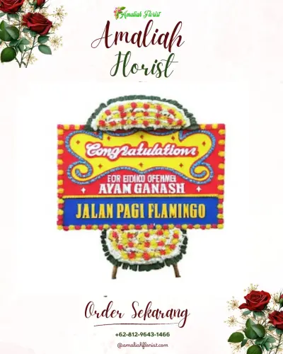 Bunga Papan Congratulation di Sudirman Grand Ballroom Bandung